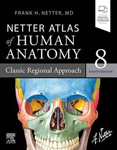 Netter Atlas of Human Anatomy 8th Ed. Paperback by Frank H. Netter – front cover