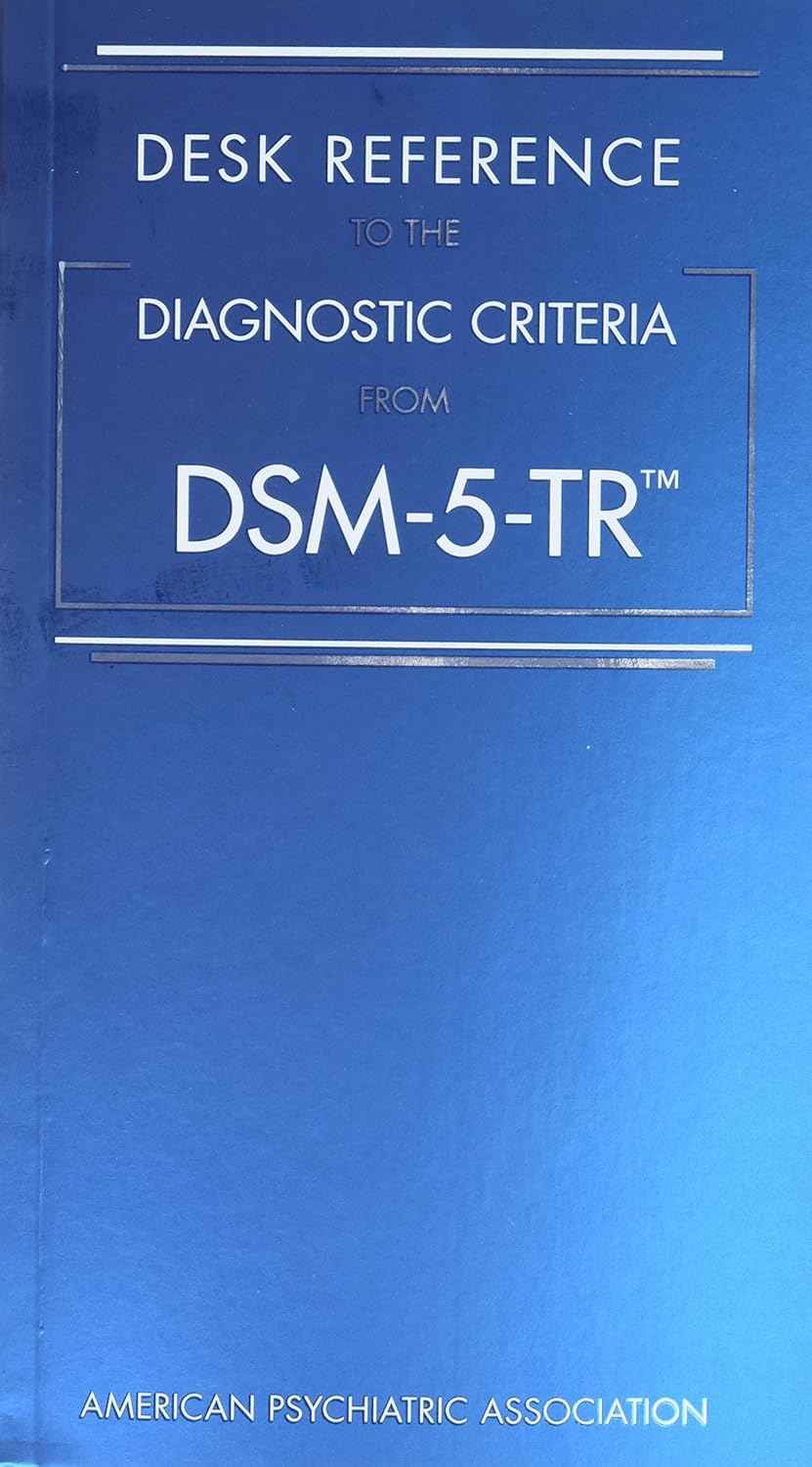 DSM-5-TR Desk Reference 5th Ed. Paperback by American Psychiatric Association – front cover