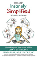 DSM-5-TR Insanely Simplified 1st Ed. Paperback by Steven Buser – front cover