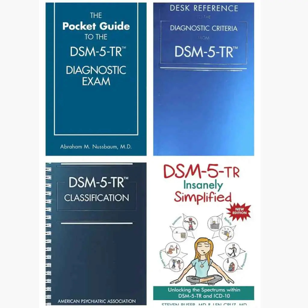 DSM-5-TR Desk Reference + Pocket Guide bundle – Paperback books