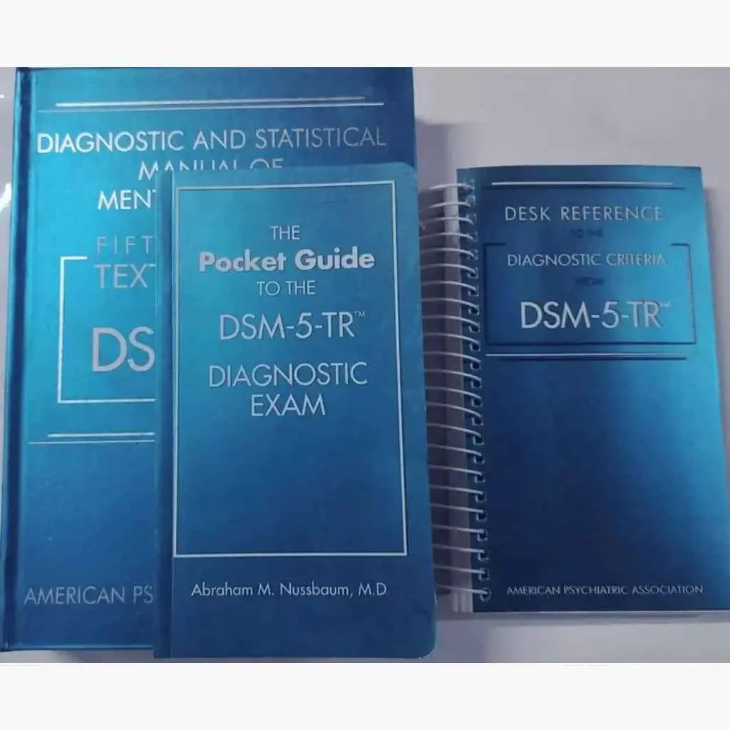 DSM-5-TR Hardcover + Desk Ref + Pocket Guide bundle – Hardcover books