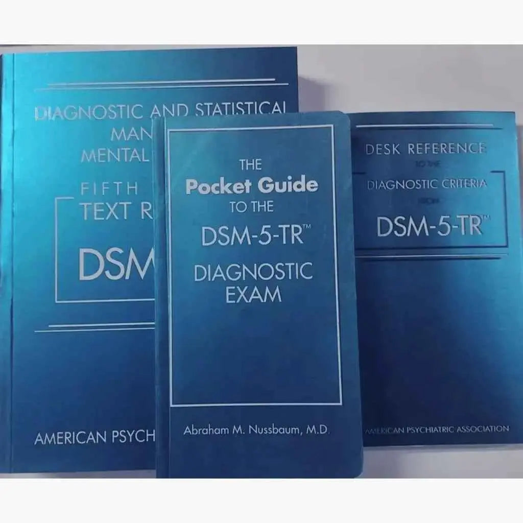 DSM-5-TR Paperback + Desk Ref + Pocket Guide bundle – Paperback books