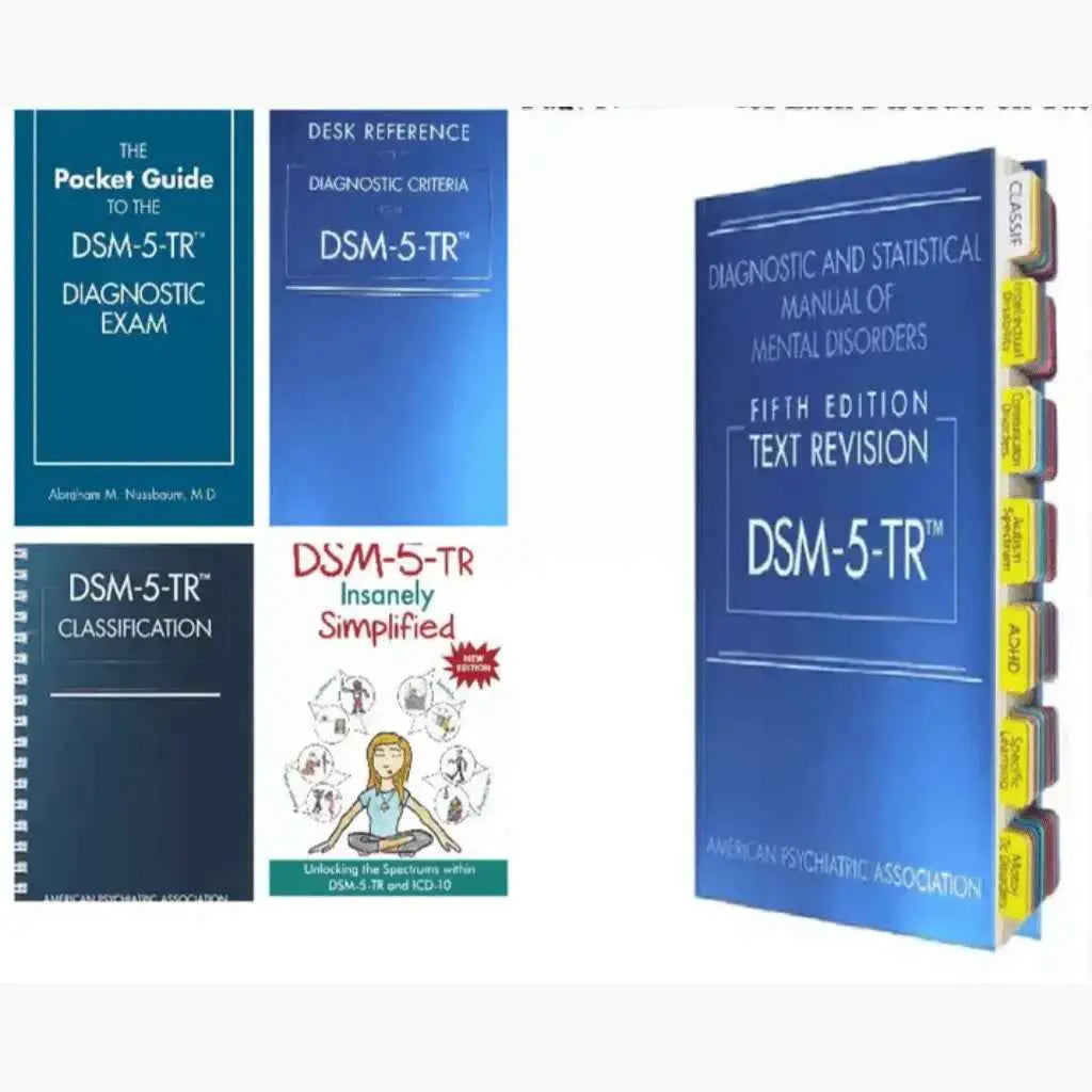 DSM-5-TR Desk Reference with Tabs + Pocket Guide bundle – Paperback books