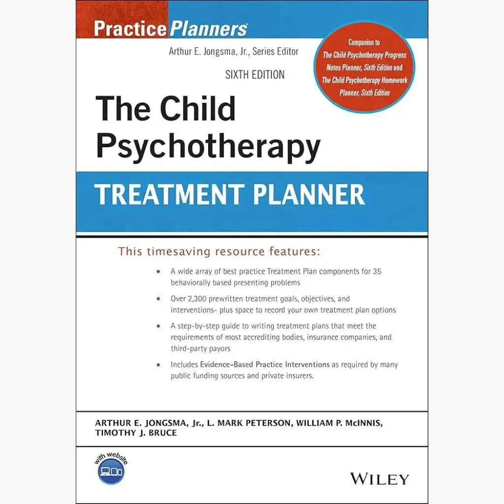 Child Psychotherapy Treatment Planner 6th Ed. Paperback by Arthur E. Jongsma Jr. – front cover