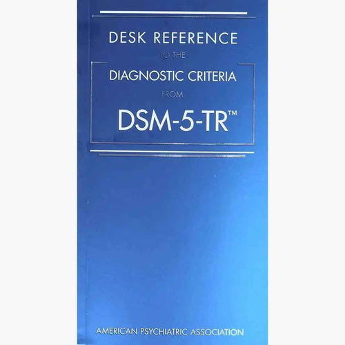 DSM-5-TR Desk Reference 5th Ed. Paperback by American Psychiatric Association – front cover