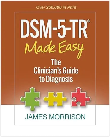DSM-5-TR Made Easy 1st Ed. Paperback by James Morrison – front cover