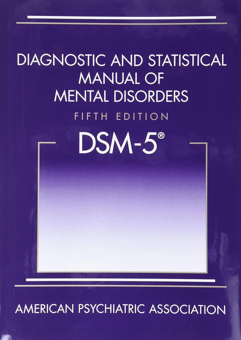 DSM-5 5th Ed. Hardcover by American Psychiatric Association – front cover