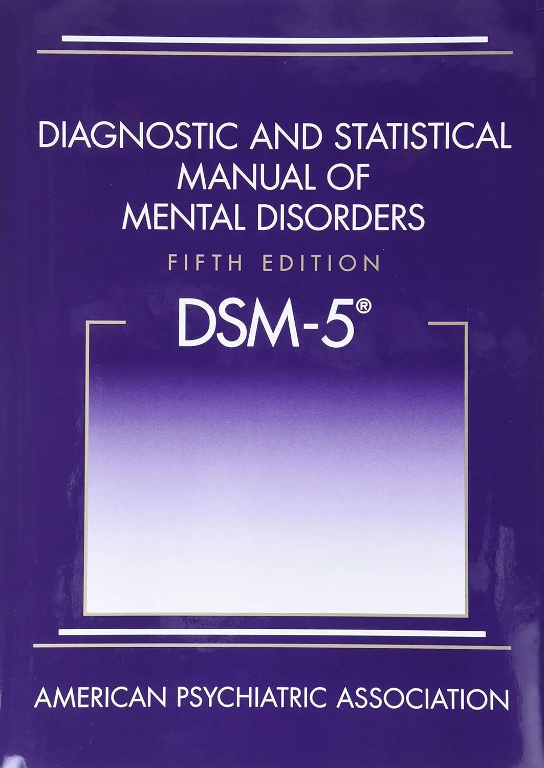 DSM-5 5th Ed. Hardcover by American Psychiatric Association – front cover